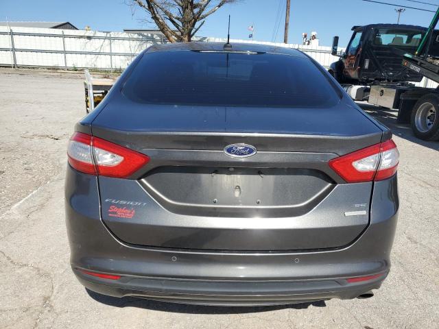 3FA6P0HD0GR278667 - 2016 FORD FUSION SE GRAY photo 6