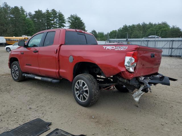 5TFUY5F15KX851146 - 2019 TOYOTA TUNDRA DOUBLE CAB SR/SR5 RED photo 2