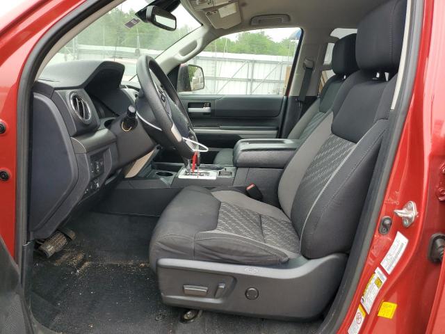 5TFUY5F15KX851146 - 2019 TOYOTA TUNDRA DOUBLE CAB SR/SR5 RED photo 7
