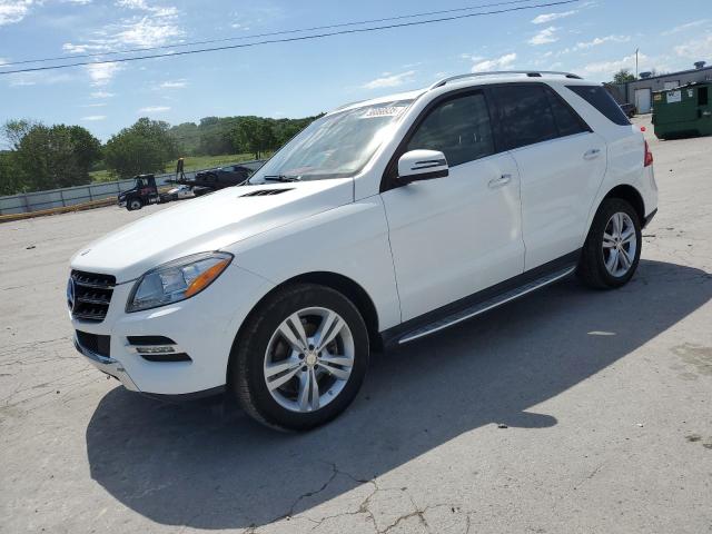 4JGDA5HB3FA608708 - 2015 MERCEDES-BENZ ML 350 4MATIC WHITE photo 1