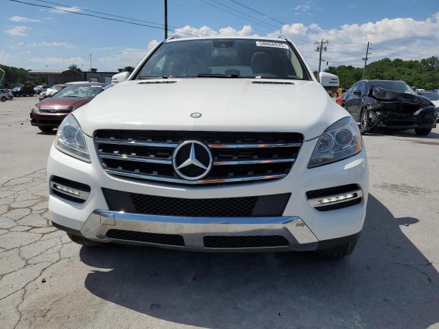 4JGDA5HB3FA608708 - 2015 MERCEDES-BENZ ML 350 4MATIC WHITE photo 5