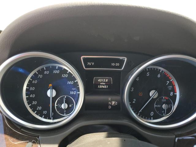 4JGDA5HB3FA608708 - 2015 MERCEDES-BENZ ML 350 4MATIC WHITE photo 9