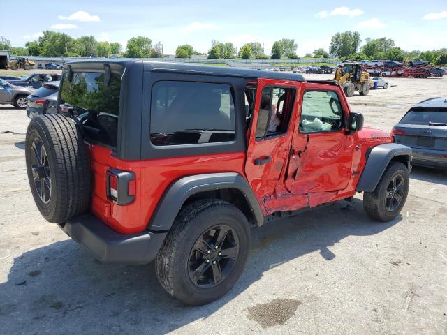 1C4HJXDN2NW273623 - 2022 JEEP WRANGLER U SPORT წითელი ფოტო 3