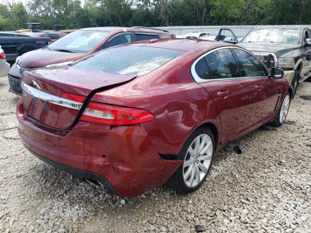 SAJWA0FA4AHR62121 - 2010 JAGUAR XF LUXURY BURGUNDY photo 3