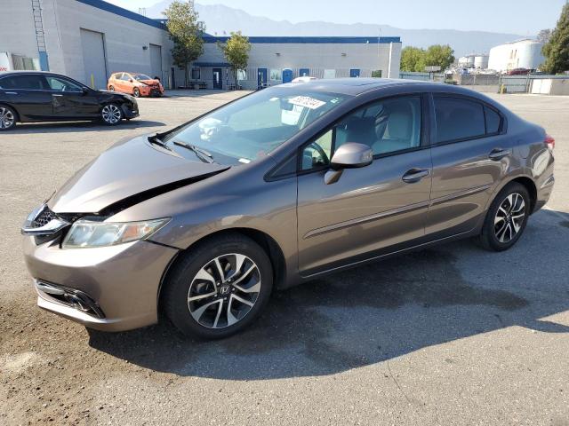 2HGFB2F9XDH528377 - 2013 HONDA CIVIC EXL 棕色 照片 1