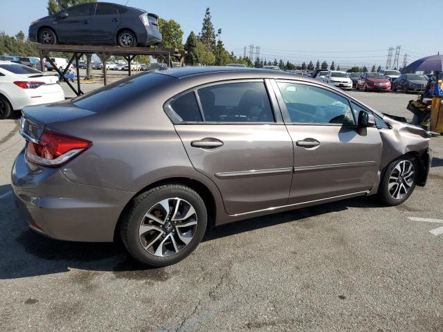 2HGFB2F9XDH528377 - 2013 HONDA CIVIC EXL 棕色 照片 3