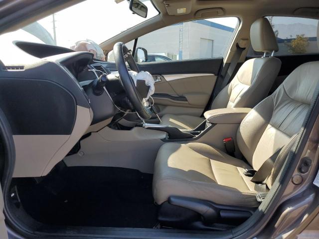 2HGFB2F9XDH528377 - 2013 HONDA CIVIC EXL 棕色 照片 7