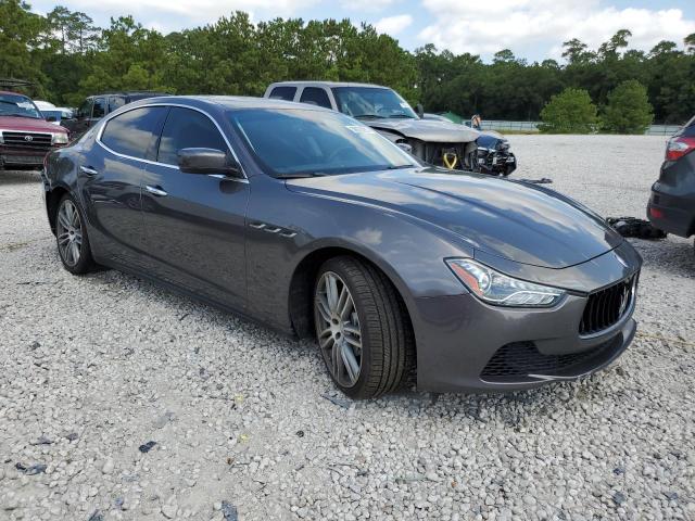 ZAM57XSA1F1145157 - 2015 MASERATI GHIBLI GRAY photo 4