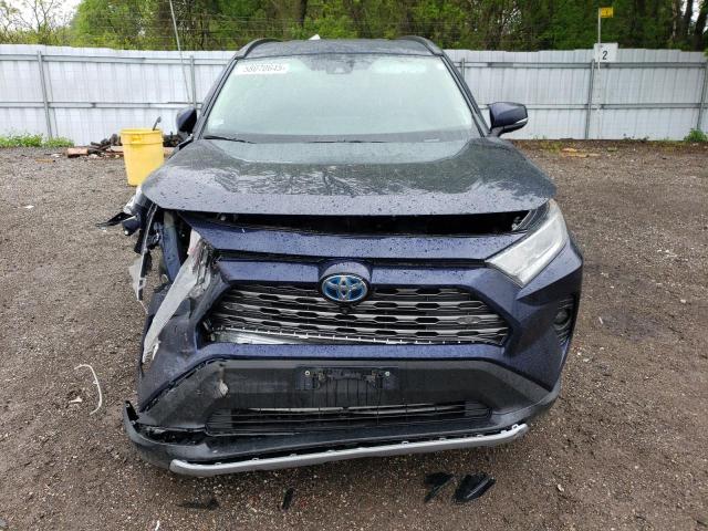 2T3DWRFV0LW059928 - 2020 TOYOTA RAV4 LIMITED BLUE photo 5