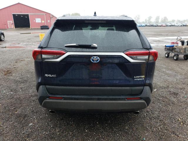 2T3DWRFV0LW059928 - 2020 TOYOTA RAV4 LIMITED BLUE photo 6