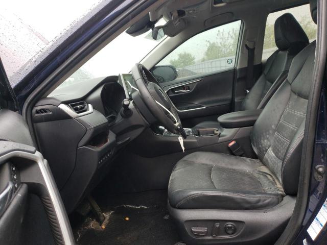 2T3DWRFV0LW059928 - 2020 TOYOTA RAV4 LIMITED BLUE photo 7