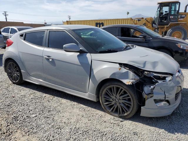 KMHTC6AD3DU153135 - 2013 HYUNDAI VELOSTER GRAY photo 4