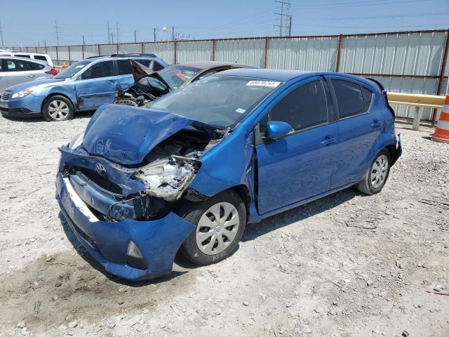 JTDKDTB32E1069196 - 2014 TOYOTA PRIUS C BLUE photo 1