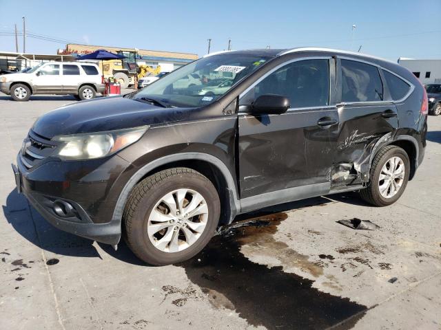 5J6RM3H78DL023698 - 2013 HONDA CR-V EXL GRAY photo 1