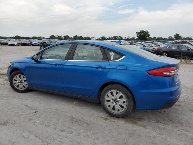 3FA6P0G75LR184614 - 2020 FORD FUSION S BLUE photo 2