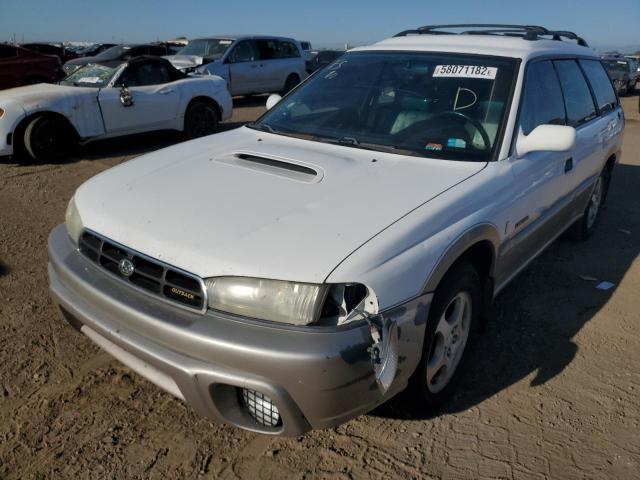 4S3BG6857X6633670 - 1999 SUBARU LEGACY OUTBACK WHITE photo 9