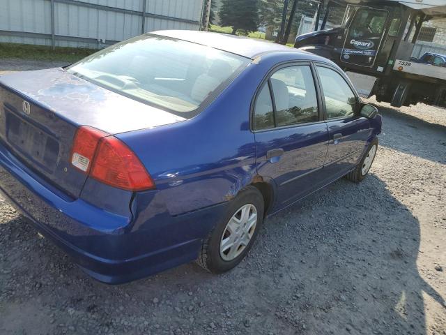 2HGES16365H601862 - 2005 HONDA CIVIC DX VP BLUE photo 3