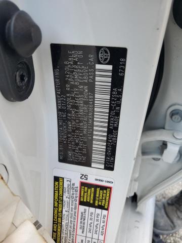 4T1G11AK8NU664687 - 2022 TOYOTA CAMRY SE 白色 照片 12