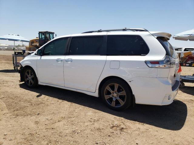 5TDXZ3DC0HS832263 - 2017 TOYOTA SIENNA SE WHITE photo 2