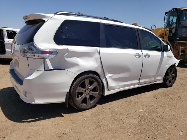 5TDXZ3DC0HS832263 - 2017 TOYOTA SIENNA SE WHITE photo 3