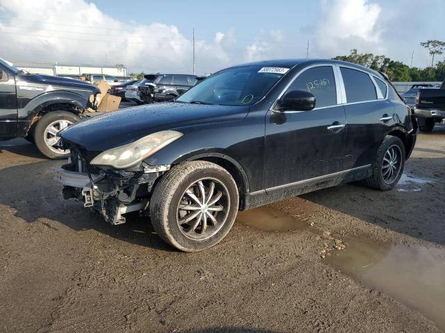 JNKAJ09E28M301646 - 2008 INFINITI EX35 BASE BLACK photo 1