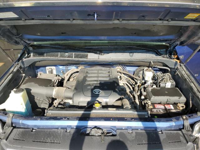 5TFUW5F16EX324985 - 2014 TOYOTA TUNDRA DOUBLE CAB SR/SR5 BLUE photo 11