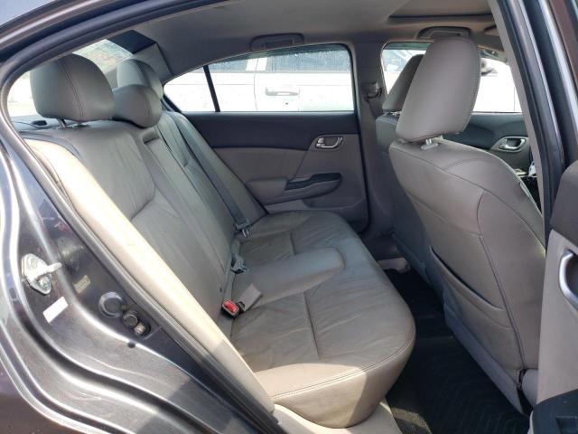 19XFB2F99CE042409 - 2012 HONDA CIVIC EXL Մոխրագույն լուսանկար 10
