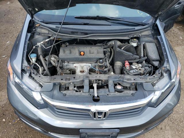 19XFB2F99CE042409 - 2012 HONDA CIVIC EXL Մոխրագույն լուսանկար 11