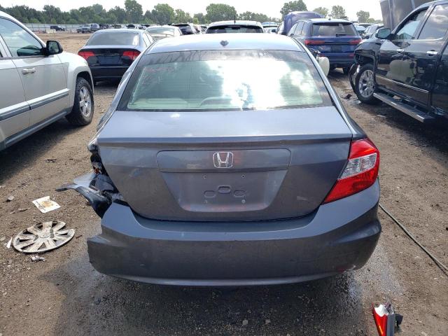 19XFB2F99CE042409 - 2012 HONDA CIVIC EXL Մոխրագույն լուսանկար 6