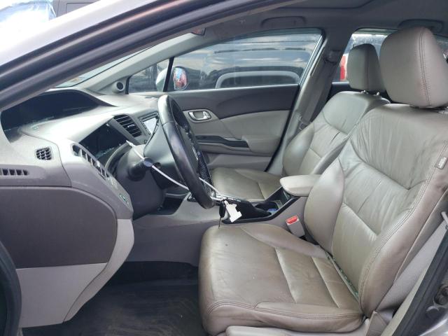 19XFB2F99CE042409 - 2012 HONDA CIVIC EXL Մոխրագույն լուսանկար 7