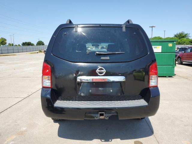 5N1AR18U78C638761 - 2008 NISSAN PATHFINDER S BLACK photo 6