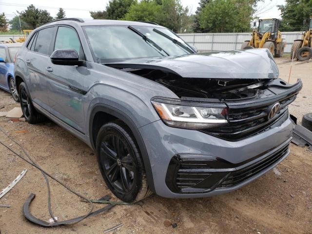 1V2SE2CA7PC219233 - 2023 VOLKSWAGEN ATLAS CROS SEL R-LINE GRAY photo 4