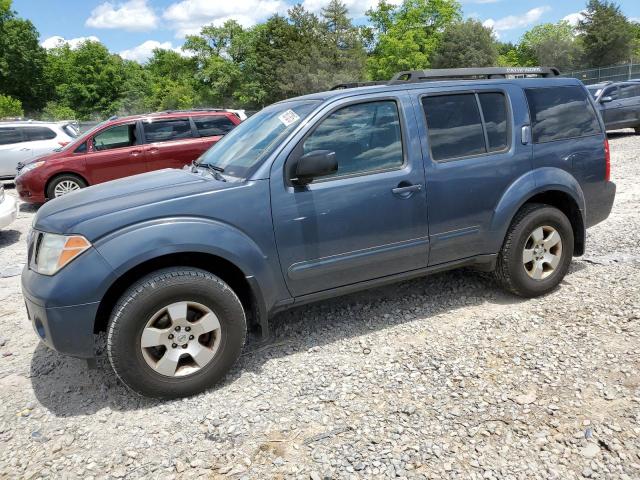 5N1AR18W97C628037 - 2007 NISSAN PATHFINDER LE BLUE photo 1