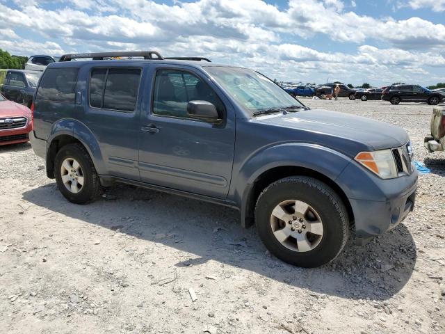 5N1AR18W97C628037 - 2007 NISSAN PATHFINDER LE BLUE photo 4
