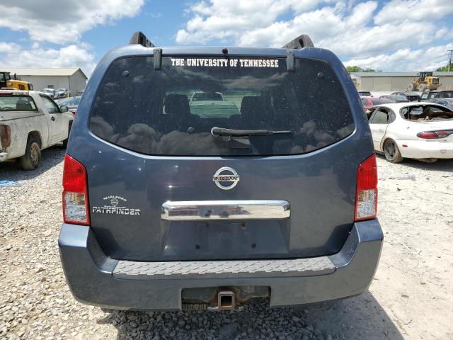 5N1AR18W97C628037 - 2007 NISSAN PATHFINDER LE BLUE photo 6