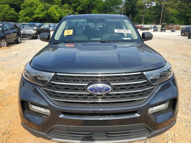 1FMSK8DH4NGB27006 - 2022 FORD EXPLORER XLT BLUE photo 5