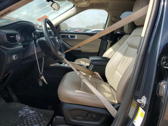 1FMSK8DH4NGB27006 - 2022 FORD EXPLORER XLT BLUE photo 7