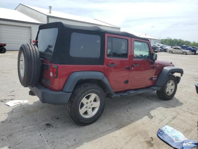 1C4HJWDG2DL555398 - 2013 JEEP WRANGLER U SPORT 棕色 照片 3