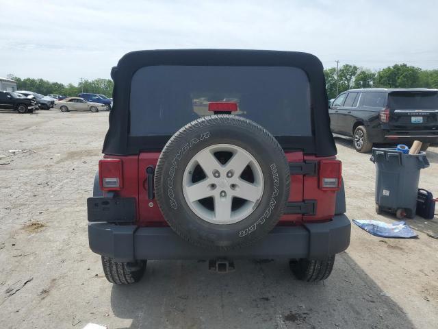 1C4HJWDG2DL555398 - 2013 JEEP WRANGLER U SPORT 棕色 照片 6