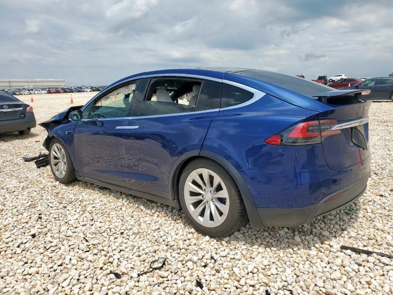 5YJXCBE26LF300014 - 2020 TESLA MODEL X 蓝色 照片 2