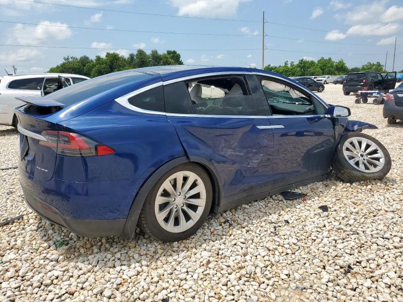 5YJXCBE26LF300014 - 2020 TESLA MODEL X 蓝色 照片 3