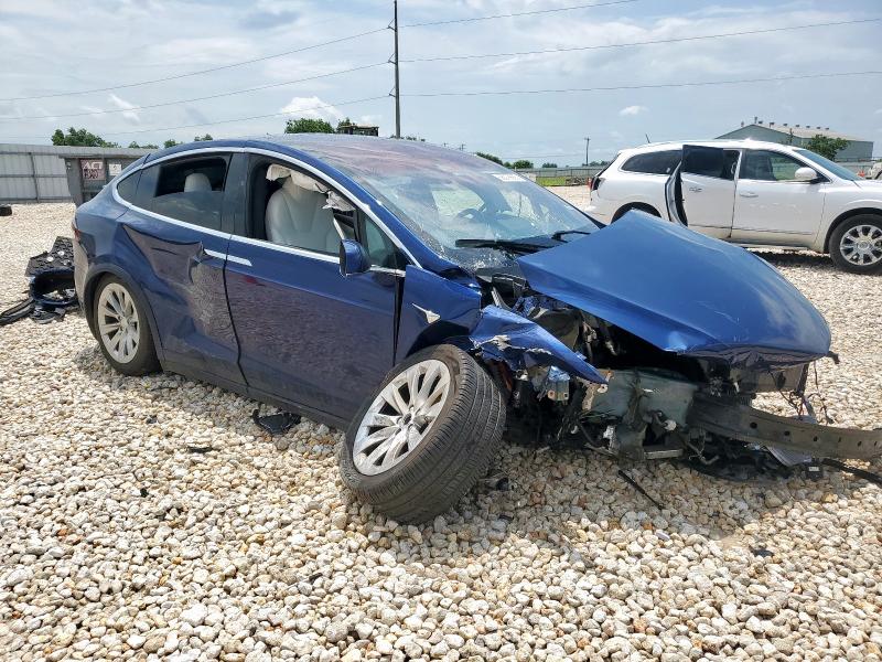 5YJXCBE26LF300014 - 2020 TESLA MODEL X 蓝色 照片 4