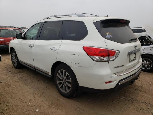5N1AR2MM7EC714678 - 2014 NISSAN PATHFINDER S WHITE photo 2