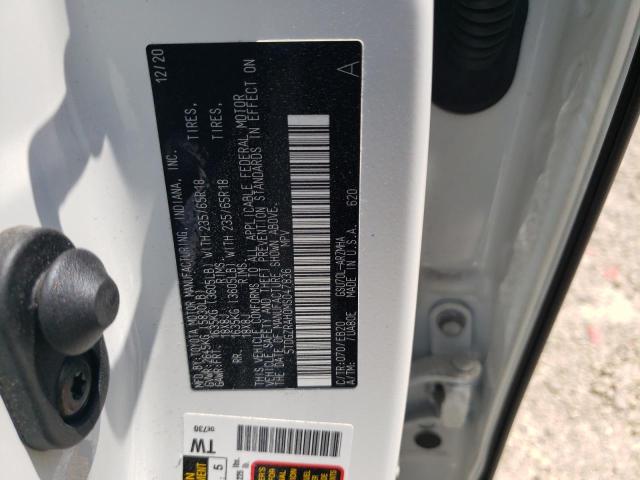 5TDGZRAH0MS047836 - 2021 TOYOTA HIGHLANDER XLE Ağ foto 14