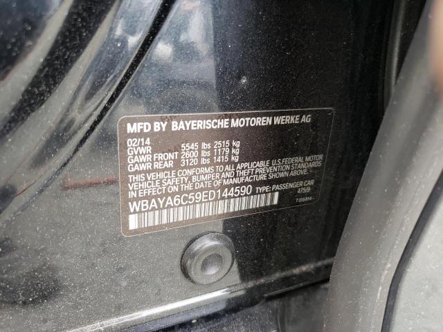 WBAYA6C59ED144590 - 2014 BMW 740 I BLACK photo 12