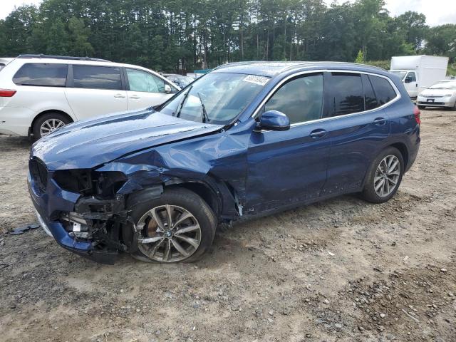 5UXTR9C51KLP77172 - 2019 BMW X3 XDRIVE30I BLUE photo 1