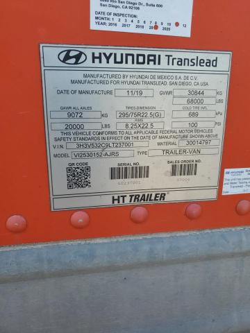 3H3V532C9LT237001 - 2020 HYUNDAI TRAILER ORANGE photo 10