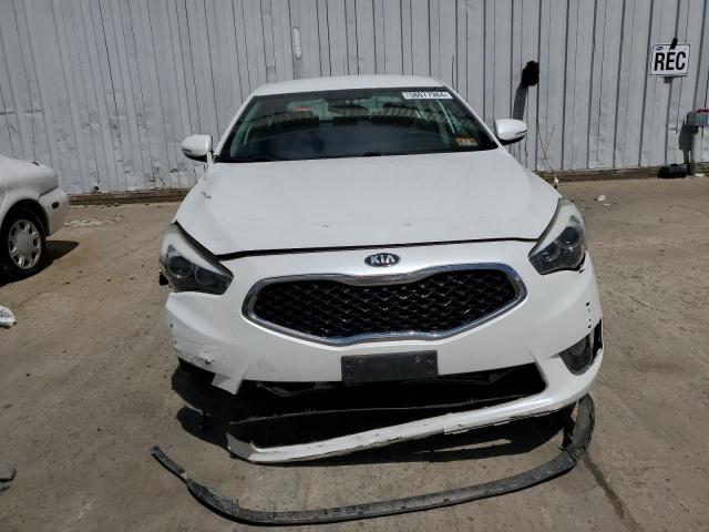 KNALN4D76E5132491 - 2014 KIA CADENZA PREMIUM WHITE photo 5