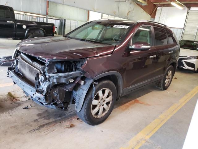 5XYKT4A64CG222324 - 2012 KIA SORENTO BASE BURGUNDY photo 1