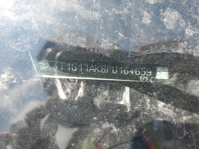 4T1G11AK8PU164659 - 2023 TOYOTA CAMRY SE NIGHT SHADE WHITE photo 12